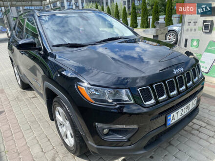 Черный Джип Компас, объемом двигателя 2.4 л и пробегом 55 тыс. км за 16000 $, фото 1 на Automoto.ua