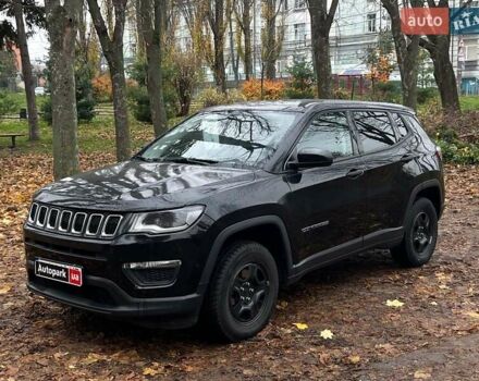 Черный Джип Компас, объемом двигателя 2.4 л и пробегом 93 тыс. км за 13390 $, фото 1 на Automoto.ua