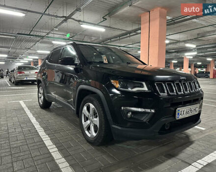Черный Джип Компас, объемом двигателя 2.4 л и пробегом 105 тыс. км за 14400 $, фото 1 на Automoto.ua