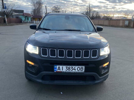 Черный Джип Компас, объемом двигателя 2.4 л и пробегом 100 тыс. км за 14300 $, фото 1 на Automoto.ua