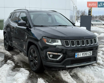 Черный Джип Компас, объемом двигателя 2.4 л и пробегом 110 тыс. км за 13000 $, фото 1 на Automoto.ua