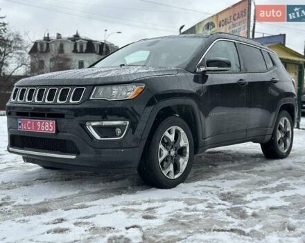 Черный Джип Компас, объемом двигателя 2.4 л и пробегом 127 тыс. км за 16500 $, фото 1 на Automoto.ua