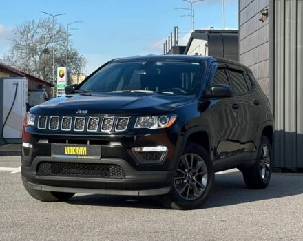 Черный Джип Компас, объемом двигателя 2.4 л и пробегом 128 тыс. км за 12850 $, фото 1 на Automoto.ua