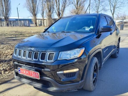 Черный Джип Компас, объемом двигателя 2 л и пробегом 185 тыс. км за 12500 $, фото 1 на Automoto.ua