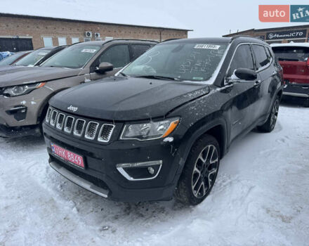 Черный Джип Компас, объемом двигателя 2.4 л и пробегом 168 тыс. км за 10300 $, фото 1 на Automoto.ua