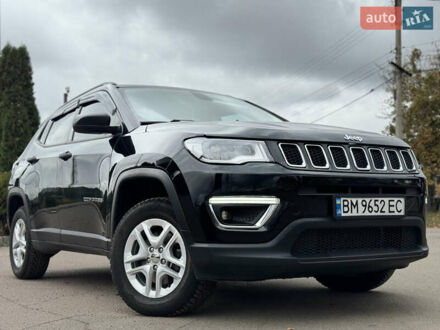 Джип Compass 2018 у Сумах на Automoto.ua Чорний Джип Compass, об'ємом двигуна 2.36 л та пробігом 73 тис. км за 15600 $, фото 1 на Automoto.ua