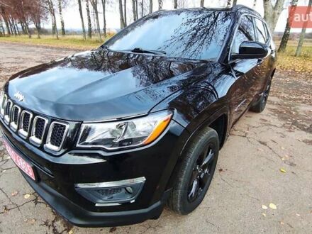 Черный Джип Компас, объемом двигателя 2.4 л и пробегом 151 тыс. км за 13999 $, фото 1 на Automoto.ua