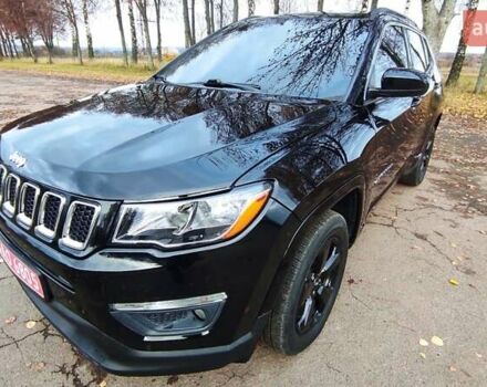 Черный Джип Компас, объемом двигателя 2.4 л и пробегом 151 тыс. км за 13999 $, фото 1 на Automoto.ua