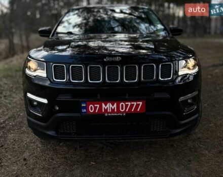 Черный Джип Компас, объемом двигателя 2.36 л и пробегом 65 тыс. км за 15600 $, фото 1 на Automoto.ua