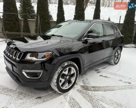Черный Джип Компас, объемом двигателя 2.36 л и пробегом 139 тыс. км за 15999 $, фото 1 на Automoto.ua