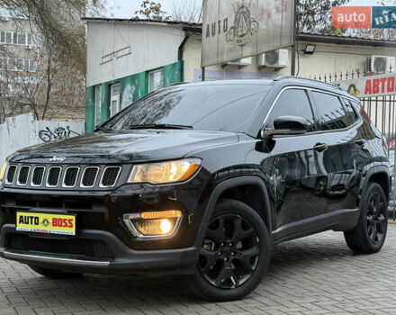 Черный Джип Компас, объемом двигателя 2.36 л и пробегом 129 тыс. км за 14999 $, фото 1 на Automoto.ua
