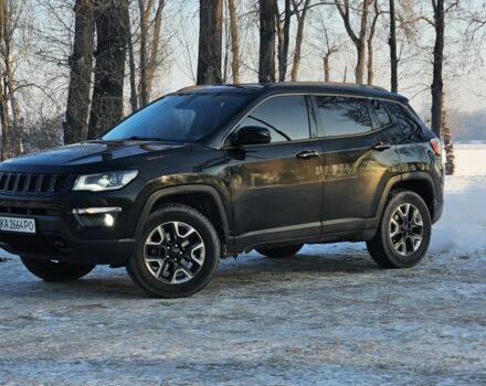 Черный Джип Компас, объемом двигателя 2.4 л и пробегом 137 тыс. км за 371 $, фото 1 на Automoto.ua