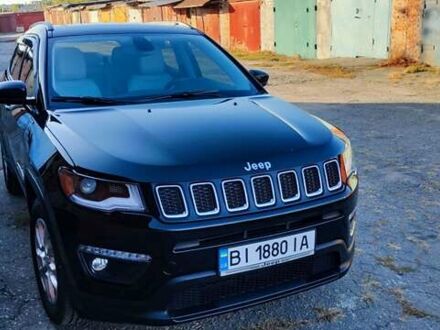 Черный Джип Компас, объемом двигателя 2.4 л и пробегом 53 тыс. км за 16700 $, фото 1 на Automoto.ua