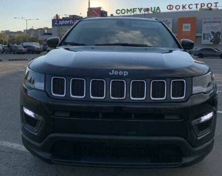 Черный Джип Компас, объемом двигателя 2.4 л и пробегом 55 тыс. км за 11500 $, фото 1 на Automoto.ua