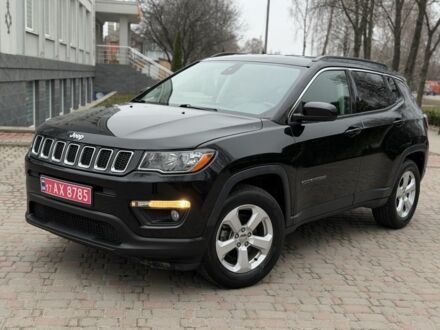 Черный Джип Компас, объемом двигателя 2.4 л и пробегом 87 тыс. км за 13999 $, фото 1 на Automoto.ua