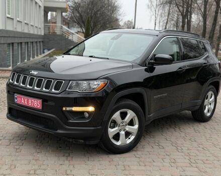 Черный Джип Компас, объемом двигателя 2.4 л и пробегом 87 тыс. км за 13999 $, фото 1 на Automoto.ua