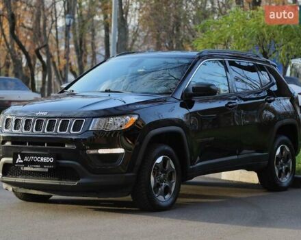 Черный Джип Компас, объемом двигателя 2.4 л и пробегом 52 тыс. км за 16500 $, фото 1 на Automoto.ua