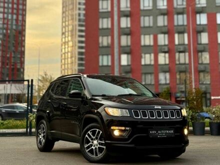 Черный Джип Компас, объемом двигателя 2.4 л и пробегом 55 тыс. км за 16900 $, фото 1 на Automoto.ua