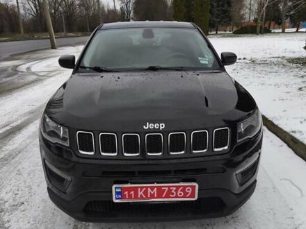 Черный Джип Компас, объемом двигателя 2.4 л и пробегом 186 тыс. км за 12350 $, фото 1 на Automoto.ua