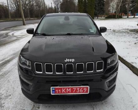 Черный Джип Компас, объемом двигателя 2.4 л и пробегом 186 тыс. км за 12350 $, фото 1 на Automoto.ua