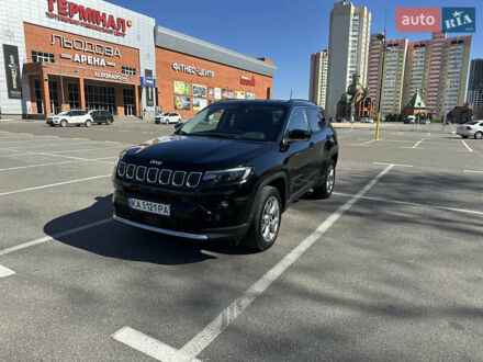 Джип Compass 2021 у Броварах на Automoto.ua Чорний Джип Compass, об'ємом двигуна 2.36 л та пробігом 77 тис. км за 22500 $, фото 1 на Automoto.ua