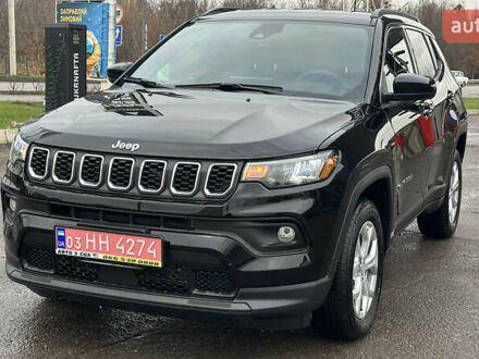 Черный Джип Компас, объемом двигателя 2 л и пробегом 1 тыс. км за 23000 $, фото 1 на Automoto.ua