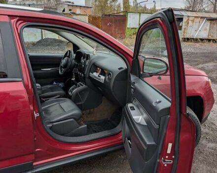 Красный Джип Компас, объемом двигателя 2 л и пробегом 200 тыс. км за 9499 $, фото 9 на Automoto.ua