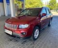 Красный Джип Компас, объемом двигателя 2 л и пробегом 170 тыс. км за 9500 $, фото 1 на Automoto.ua