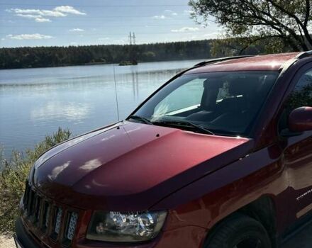 Красный Джип Компас, объемом двигателя 2 л и пробегом 204 тыс. км за 12000 $, фото 1 на Automoto.ua