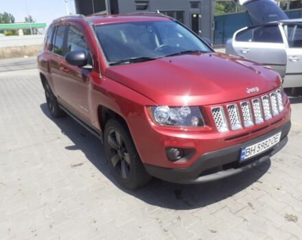 Червоний Джип Compass, об'ємом двигуна 2 л та пробігом 67 тис. км за 10700 $, фото 1 на Automoto.ua