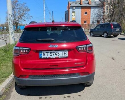 Красный Джип Компас, объемом двигателя 2.4 л и пробегом 173 тыс. км за 14999 $, фото 3 на Automoto.ua