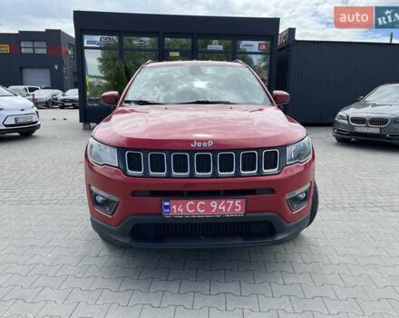 Красный Джип Компас, объемом двигателя 2.4 л и пробегом 153 тыс. км за 14550 $, фото 1 на Automoto.ua