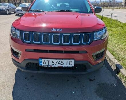 Красный Джип Компас, объемом двигателя 2.4 л и пробегом 173 тыс. км за 14999 $, фото 1 на Automoto.ua