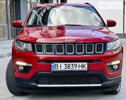 Джип Компас 2018 в Новояворовск на Automoto.ua Красный Джип Компас, объемом двигателя 2.4 л и пробегом 35 тыс. км за 17700 $, фото 2 на Automoto.ua