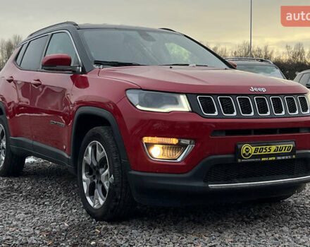 Красный Джип Компас, объемом двигателя 2.4 л и пробегом 89 тыс. км за 16300 $, фото 1 на Automoto.ua