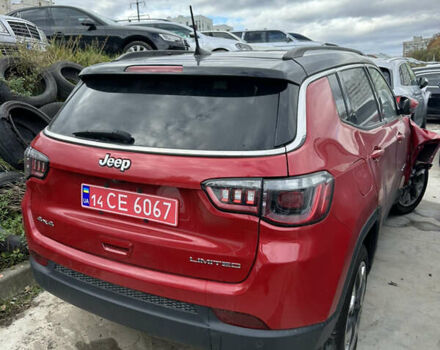 Красный Джип Компас, объемом двигателя 2.4 л и пробегом 78 тыс. км за 11600 $, фото 1 на Automoto.ua