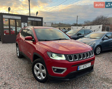 Червоний Джип Compass, об'ємом двигуна 2.4 л та пробігом 122 тис. км за 15900 $, фото 2 на Automoto.ua