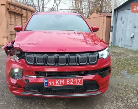 Красный Джип Компас, объемом двигателя 2.4 л и пробегом 91 тыс. км за 15000 $, фото 1 на Automoto.ua