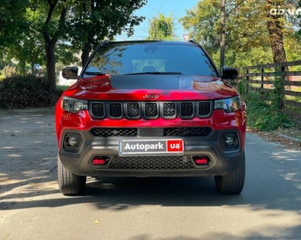 Джип Компас 2023 в Киеве на Automoto.ua Красный Джип Компас, объемом двигателя 2 л и пробегом 22 тыс. км за 27290 $, фото 1 на Automoto.ua