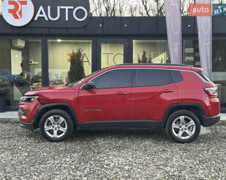 Красный Джип Компас, объемом двигателя 2 л и пробегом 129 тыс. км за 13999 $, фото 1 на Automoto.ua