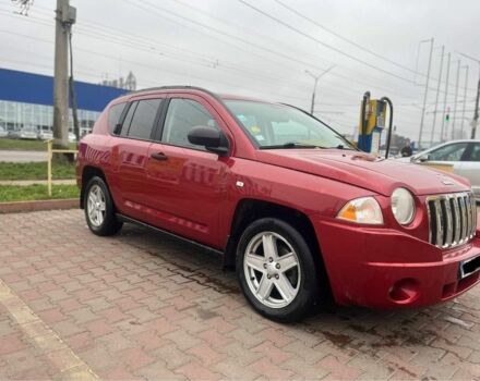 Красный Джип Компас, объемом двигателя 2 л и пробегом 282 тыс. км за 3999 $, фото 1 на Automoto.ua