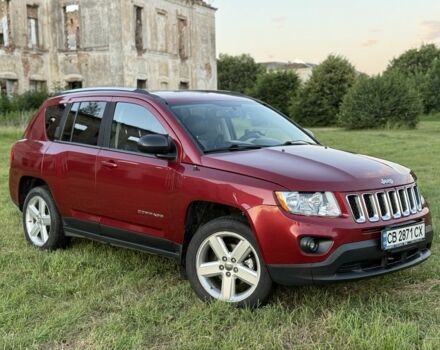 Червоний Джип Compass, об'ємом двигуна 2.4 л та пробігом 121 тис. км за 7750 $, фото 1 на Automoto.ua
