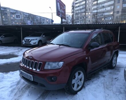 Красный Джип Компас, объемом двигателя 2.4 л и пробегом 280 тыс. км за 9700 $, фото 1 на Automoto.ua