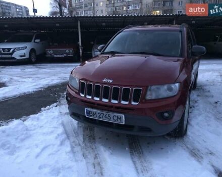 Красный Джип Компас, объемом двигателя 2.4 л и пробегом 280 тыс. км за 9700 $, фото 1 на Automoto.ua