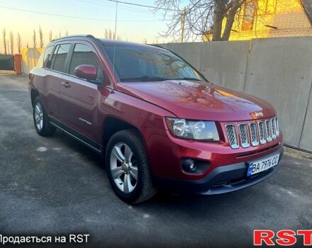 Красный Джип Компас, объемом двигателя 2.4 л и пробегом 122 тыс. км за 9900 $, фото 1 на Automoto.ua