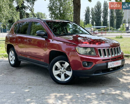 Красный Джип Компас, объемом двигателя 2.4 л и пробегом 180 тыс. км за 8490 $, фото 1 на Automoto.ua