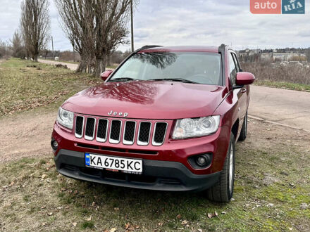 Красный Джип Компас, объемом двигателя 2.36 л и пробегом 195 тыс. км за 11000 $, фото 1 на Automoto.ua