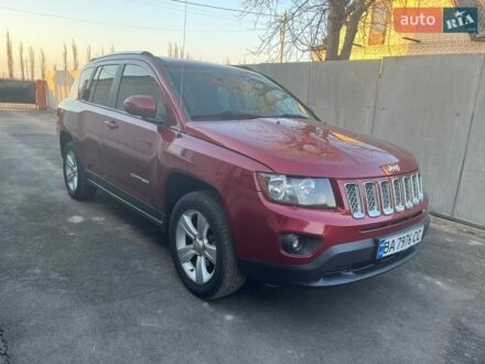Красный Джип Компас, объемом двигателя 2.36 л и пробегом 122 тыс. км за 10500 $, фото 1 на Automoto.ua
