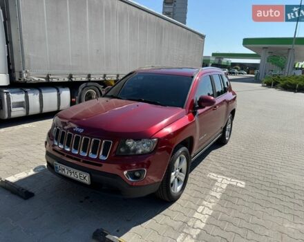 Красный Джип Компас, объемом двигателя 2.36 л и пробегом 182 тыс. км за 11500 $, фото 1 на Automoto.ua