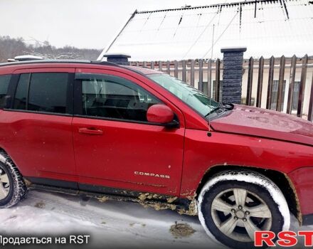 Красный Джип Компас, объемом двигателя 2.4 л и пробегом 141 тыс. км за 9200 $, фото 1 на Automoto.ua